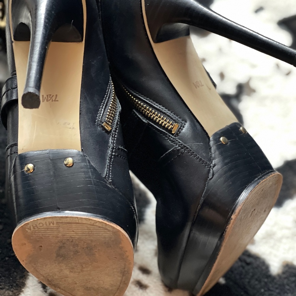 MICHAEL Michael Kors black heeled boots - Picture 5 of 5